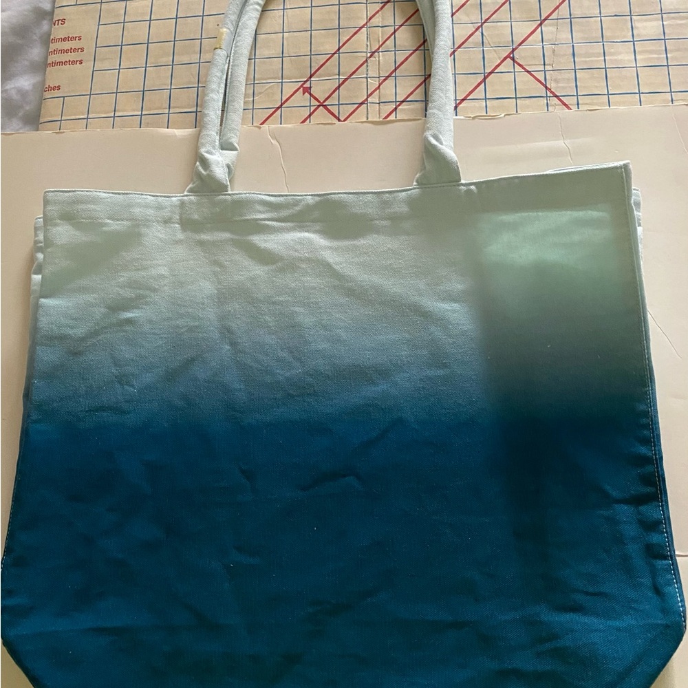 Athleta Large Cotton Tote/Beach Bag - Picture 2 of 5